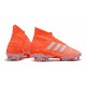 Zapatillas de Futbol adidas Predator 19.1 FG - Naranja Blanco