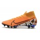 Zapatillas Nike Mercurial Superfly VII Elite FG Naranja Blanco