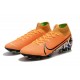 Zapatillas Nike Mercurial Superfly VII Elite FG Naranja Blanco