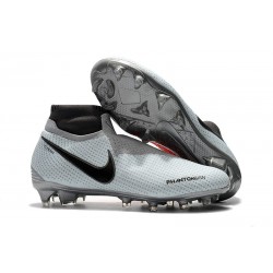 Bota de fútbol Nike Phantom Vision Elite DF FG - Gris Rojo
