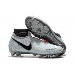 Bota de fútbol Nike Phantom Vision Elite DF FG - Gris Rojo