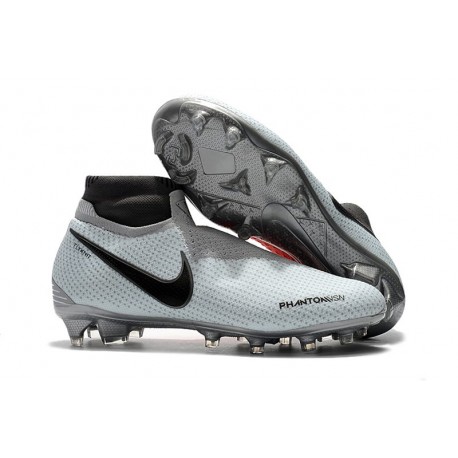 Bota de fútbol Nike Phantom Vision Elite DF FG - Gris Rojo