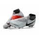 Bota de fútbol Nike Phantom Vision Elite DF FG - Gris Rojo