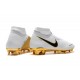 Bota de fútbol Nike Phantom Vision Elite DF FG - Blanco Oro