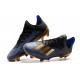 Zapatillas de fútbol adidas X 19.1 FG Negro Azul Oro