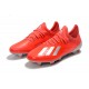 Zapatillas de fútbol adidas X 19.1 FG Rojo Plata