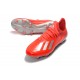 Zapatillas de fútbol adidas X 19.1 FG Rojo Plata