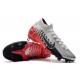 Zapatillas Nike Mercurial Superfly VII Elite FG Neymar Cromado Negro Rojo Platino