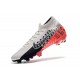 Zapatillas Nike Mercurial Superfly VII Elite FG Neymar Cromado Negro Rojo Platino