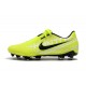 Nike Phantom VNM Elite FG Amarillo Fluorescente Blanco Obsidiana