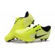 Nike Phantom VNM Elite FG Amarillo Fluorescente Blanco Obsidiana