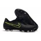 Nike Phantom VNM Elite FG Zapatillas de TacosNike Phantom VNM Elite FG Negro Amarillo Fluorescente