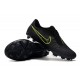 Nike Phantom VNM Elite FG Zapatillas de TacosNike Phantom VNM Elite FG Negro Amarillo Fluorescente