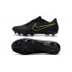 Nike Phantom VNM Elite FG Zapatillas de TacosNike Phantom VNM Elite FG Negro Amarillo Fluorescente