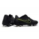 Nike Phantom VNM Elite FG Zapatillas de TacosNike Phantom VNM Elite FG Negro Amarillo Fluorescente