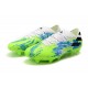 Zapatillas de Futbol adidas Nemeziz 19.1 FG - Blanco Verde Azul