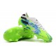 Zapatillas de Futbol adidas Nemeziz 19.1 FG - Blanco Verde Azul