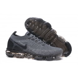 Nike Air VaporMax 2 Flyknit 2018 Para Hombres - Gris Negro