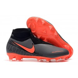 Nike Zapatillas Phantom VSN Elite DF FG - Negro Rojo