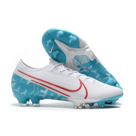 Zapatos Nike Mercurial Vapor XIII Elite FG Blanco Azul Rojo