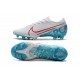 Zapatos Nike Mercurial Vapor XIII Elite FG Blanco Azul Rojo