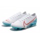 Zapatos Nike Mercurial Vapor XIII Elite FG Blanco Azul Rojo