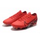 Zapatos Nike Mercurial Vapor XIII Elite FG Rojo Negro