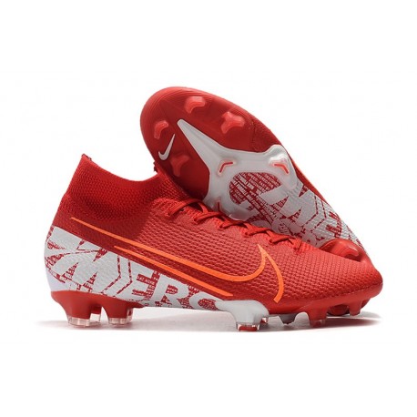 Zapatillas Nike Mercurial Superfly VII Elite FG Rojo Blanco