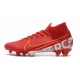 Zapatillas Nike Mercurial Superfly VII Elite FG Rojo Blanco