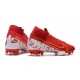 Zapatillas Nike Mercurial Superfly VII Elite FG Rojo Blanco