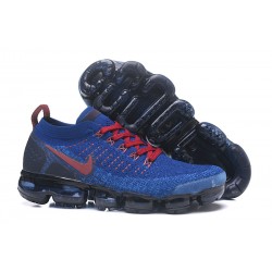 Nike Air VaporMax 2 Flyknit 2018 Para Hombres - Azul Rojo