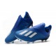 adidas Predator 19+ FG Bota de Fútbol Azul Blanco