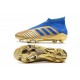 adidas Predator 19+ FG Tacos de Futbol - Oro Azul