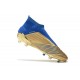 adidas Predator 19+ FG Tacos de Futbol - Oro Azul