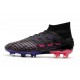 adidas Predator 19+ FG Tacos de Futbol - Negro Azul Rosa