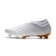 Botas de Fútbol adidas Copa 19+ FG Hombres Blanco Oro