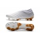 Botas de Fútbol adidas Copa 19+ FG Hombres Blanco Oro