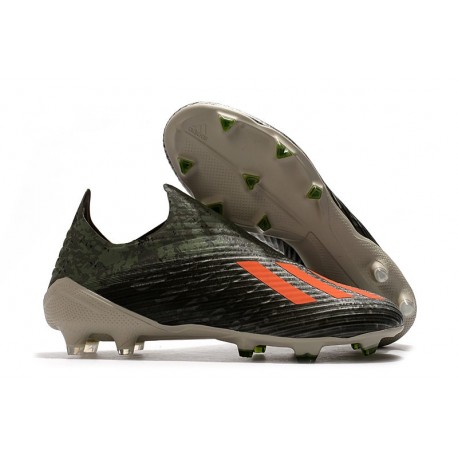 adidas Predator X 19+ FG Bota de Fútbol Verde Naranja Chalk