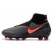 Nike Zapatillas Phantom VSN Elite DF FG - Gris Oscuro/Mango Brillante/Negro