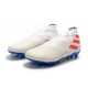 adidas Nemeziz 19+ FG - Botas de fútbol para hombre Blanco Naranja