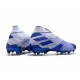 adidas Nemeziz 19+ FG - Botas de fútbol para hombre Blanco Azul