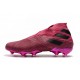 adidas Nemeziz 19+ FG - Botas de fútbol para hombre Rosa Negro