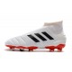 adidas Predator Mania 19+FG ADV Tacos de Futbol - Blanco