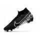 Nike Botas de Fútbol Mercurial Superfly 7 Elite FG Negro Gris Metalizado