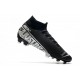 Nike Botas de Fútbol Mercurial Superfly 7 Elite FG Negro Gris Metalizado