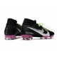 Nike Botas de Fútbol Mercurial Superfly 7 Elite FG Negro Violeta Blanco