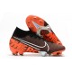 Nike Botas de Fútbol Mercurial Superfly 7 Elite FG Negro Blanco Hyper Crimson