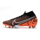 Nike Botas de Fútbol Mercurial Superfly 7 Elite FG Negro Blanco Hyper Crimson