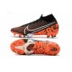 Nike Botas de Fútbol Mercurial Superfly 7 Elite FG Negro Blanco Hyper Crimson