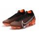 Nike Botas de Fútbol Mercurial Superfly 7 Elite FG Negro Blanco Hyper Crimson